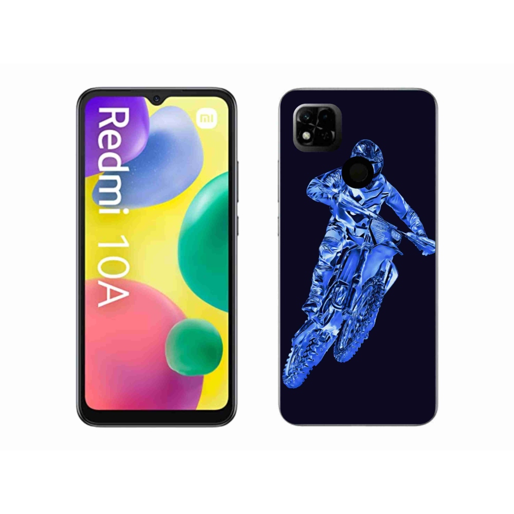 Gelový kryt mmCase na Xiaomi Redmi 10A - motocross 1