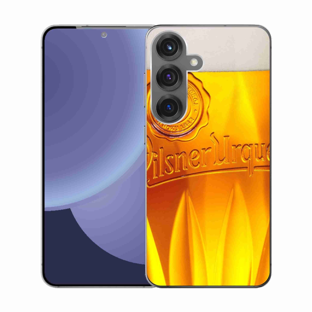 Gelový kryt mmCase na Samsung Galaxy S25 - pivo