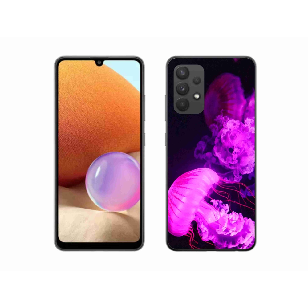 Gelový kryt mmCase na Samsung Galaxy A32 4G - medúza 1