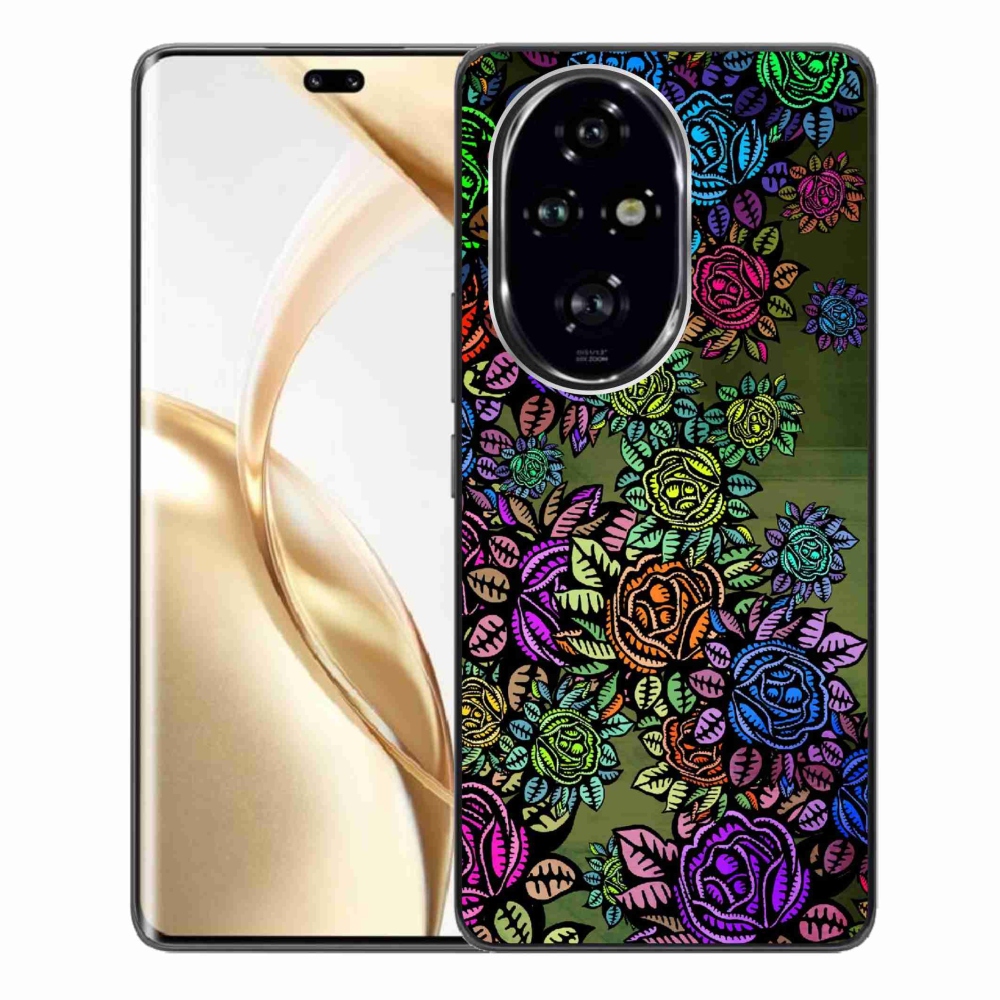 Gelový kryt mmCase na Honor 200 Pro 5G - květiny 6
