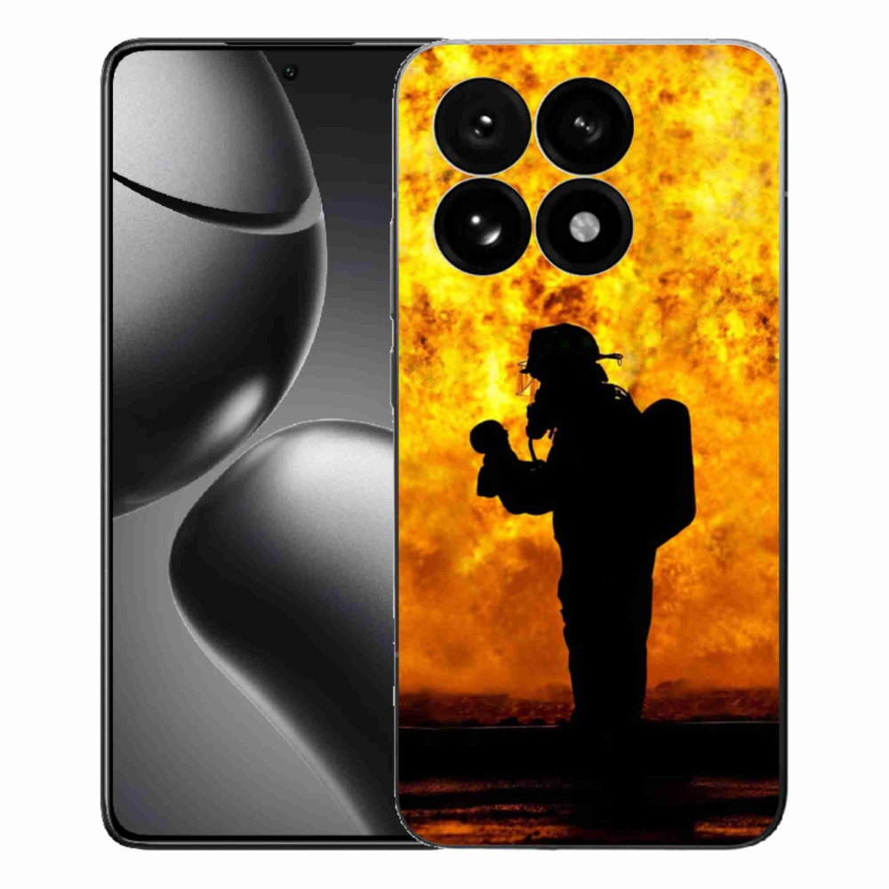 Gelový kryt mmCase na Xiaomi 15T - hasič