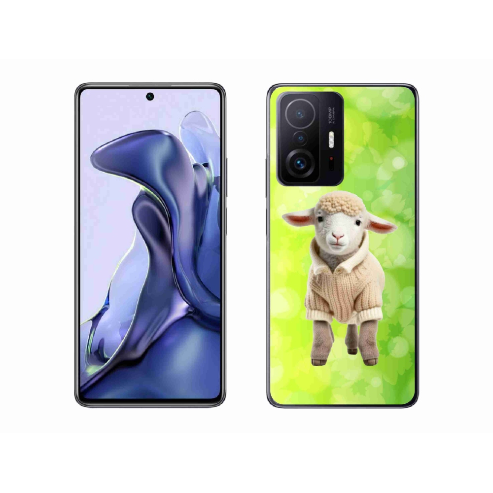 Gelový kryt mmCase na Xiaomi 11T - jehně ve svetru