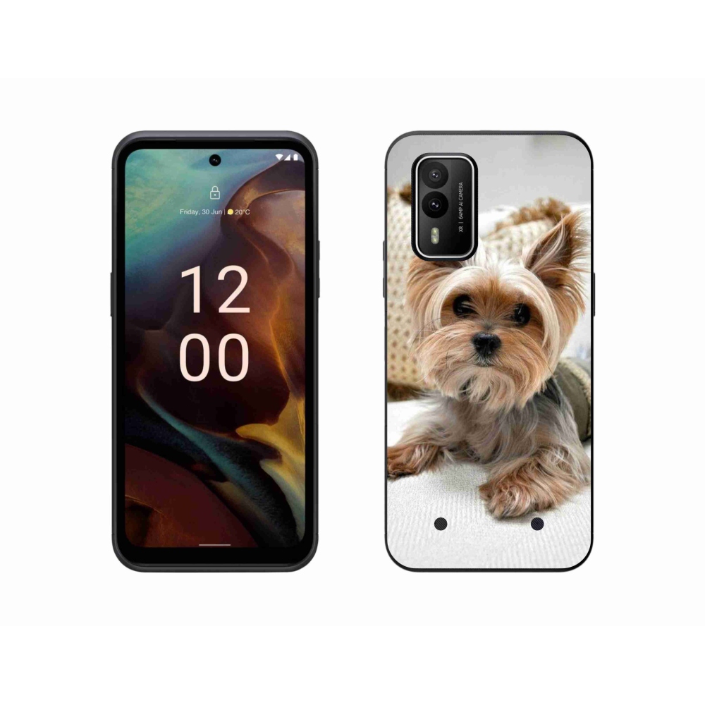 Gelový obal mmCase na Nokia XR21 - jorkšír 5