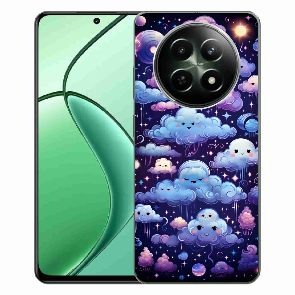 Gelový kryt mmCase na Realme 12 5G/12x 5G - mráčky