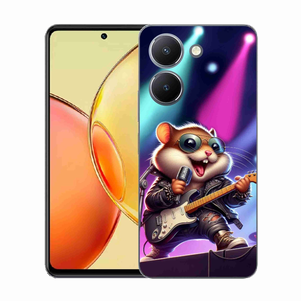 Gelový kryt mmCase na Vivo Y36 - křeček rocker