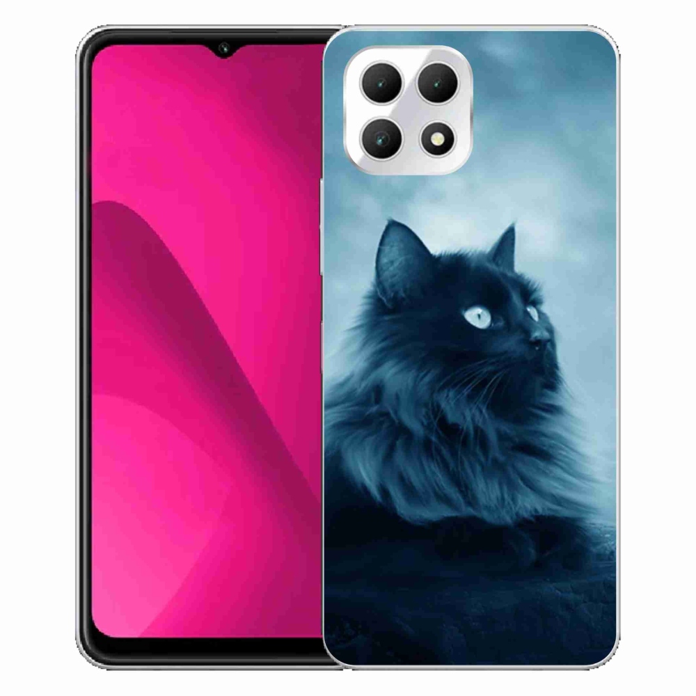 Gelový kryt mmCase na T-Mobile T Phone 2 - černá kočka 1