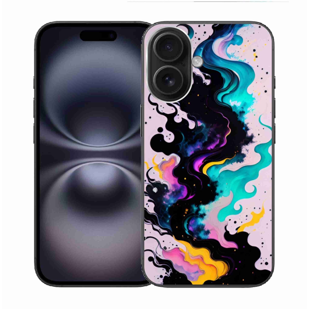 Gelový kryt mmCase na iPhone 16 - abstraktní motiv 4