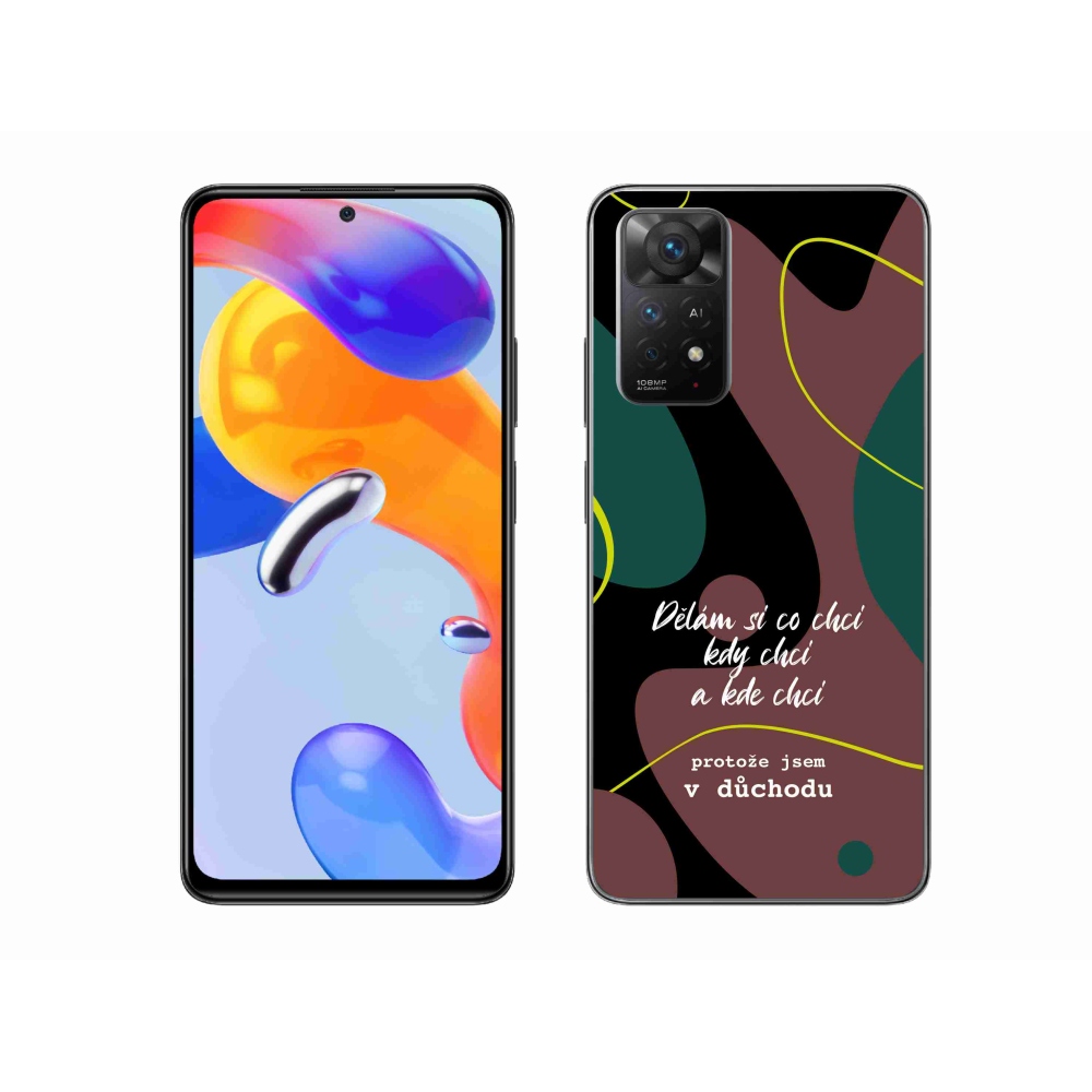 Gelový kryt mmCase na Xiaomi Redmi Note 11 Pro 4G/5G - vtipný text 10 černé pozadí
