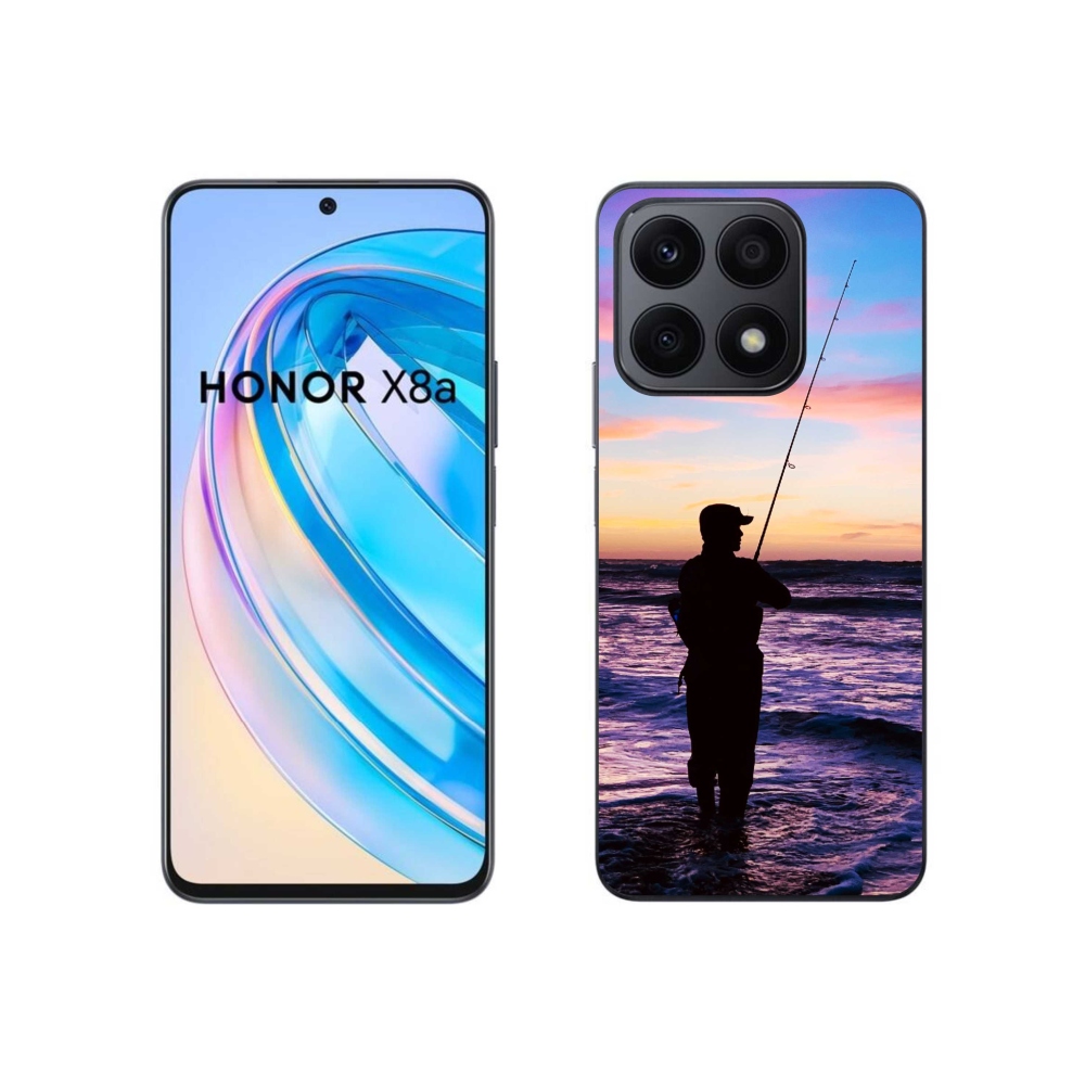 Gelový kryt mmCase na Honor X8a - rybaření 1