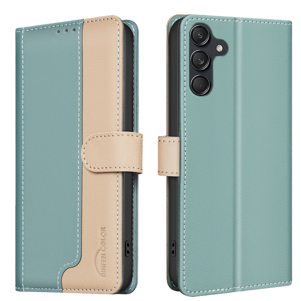 BNF DUO knížkové pouzdro na Samsung Galaxy S25 FE - zelené