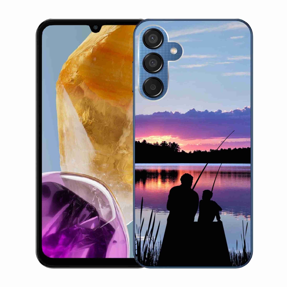 Gelový kryt mmCase na Samsung Galaxy M15 5G - rybaření 2