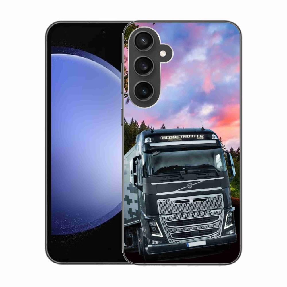 Gelový kryt mmCase na Samsung Galaxy S23 FE - kamion 2