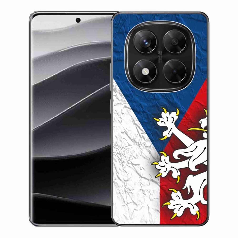 Gelový kryt mmCase na Xiaomi Redmi Note 14 Pro 5G/Poco X7 5G - česká vlajka 1