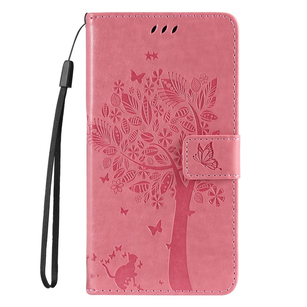 Trees knížkové pouzdro na Xiaomi Redmi Note 14 Pro 5G/Poco X7 5G/Note 14 Pro+ 5G - růžové