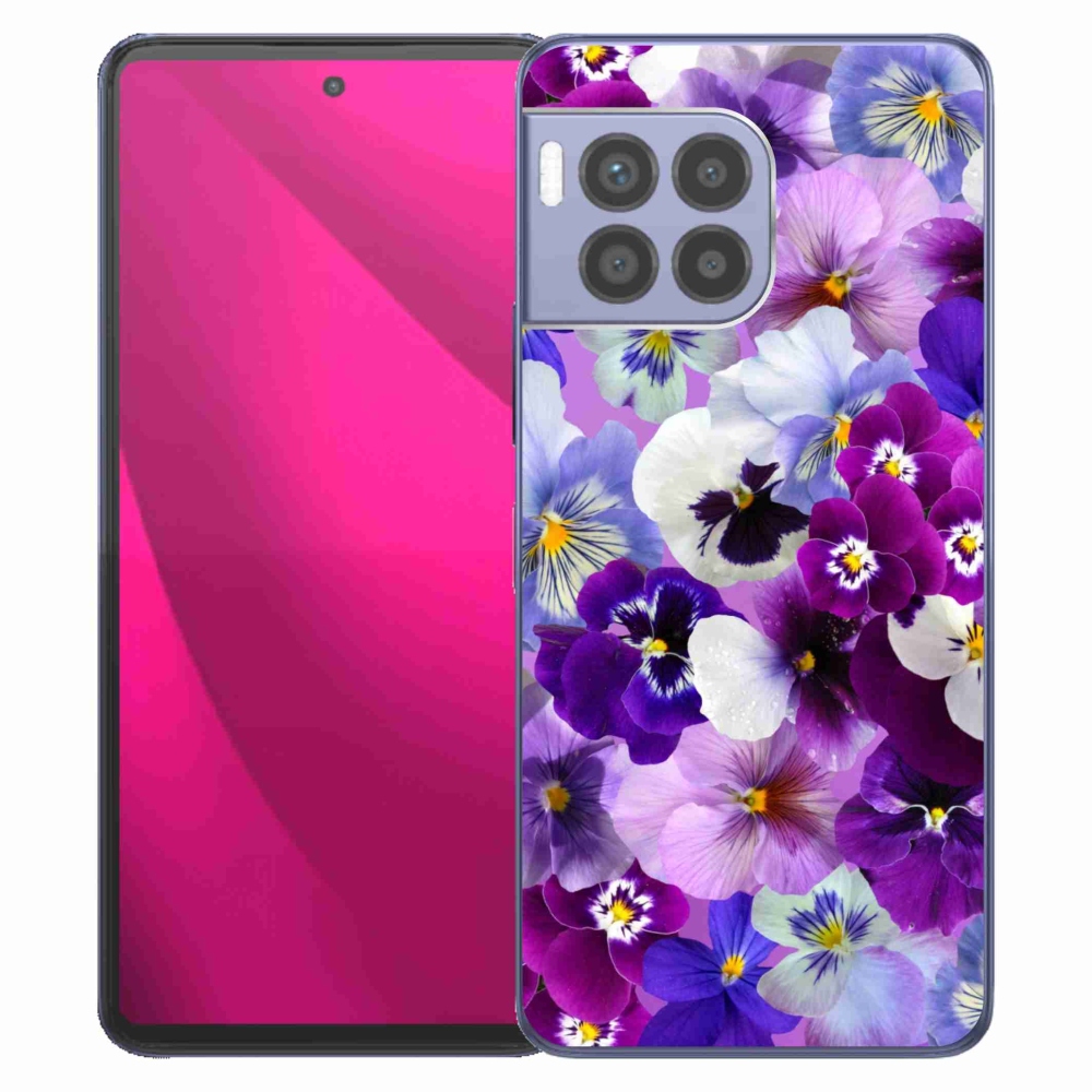 Gelový kryt mmCase na T-Mobile T Phone 2 Pro - květiny 9