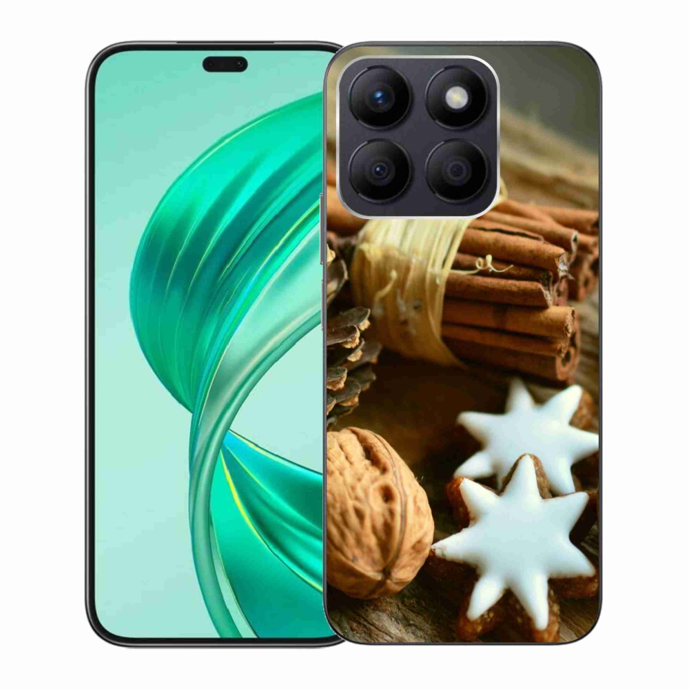 Gelový kryt mmCase na Honor X8b - skořice a perníčky