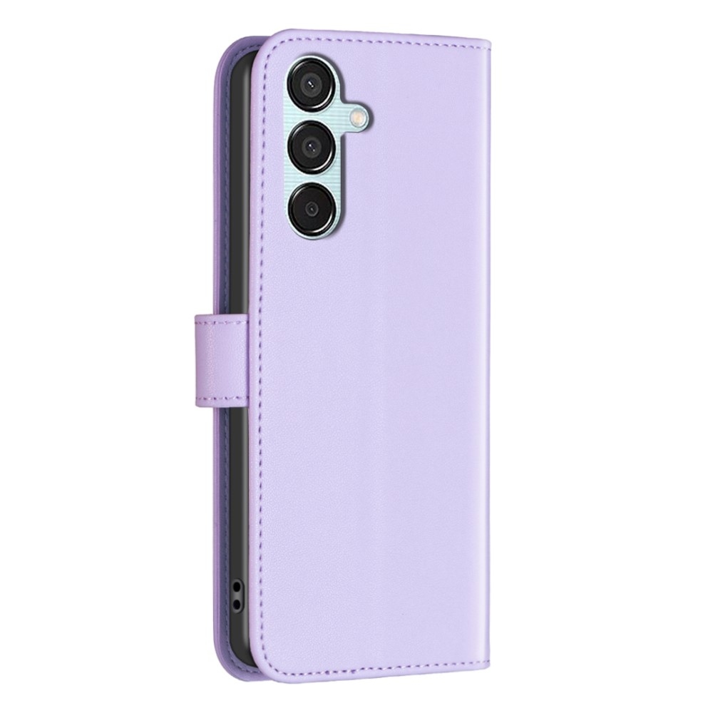 BNF knížkové pouzdro na Samsung Galaxy M15 5G - světlefialové