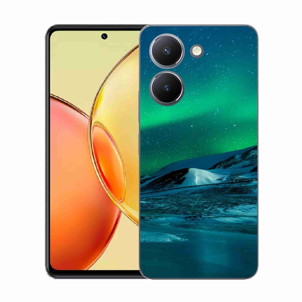 Gelový kryt mmCase na Vivo Y36 - polární záře