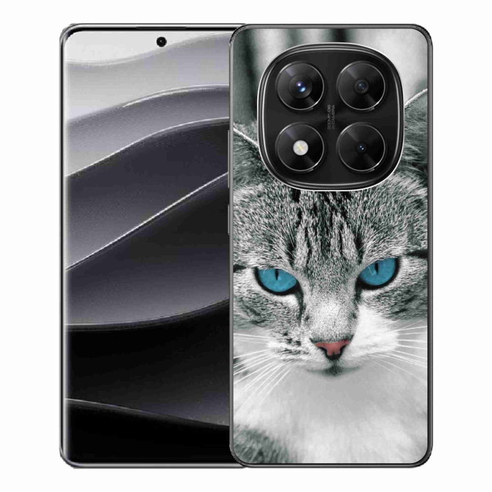 Gelový kryt mmCase na Xiaomi Redmi Note 14 Pro 5G/Poco X7 5G - kočičí pohled 1