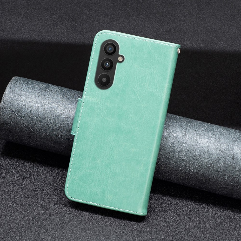 Butterfly knížkové pouzdro na Samsung Galaxy A25 5G - modrozelené
