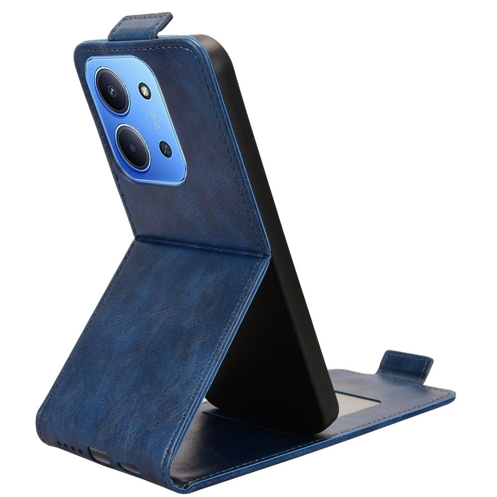 Vert flipové pouzdro na Xiaomi Redmi 15C 4G (171mm)/Poco C85 4G (171mm) - modré