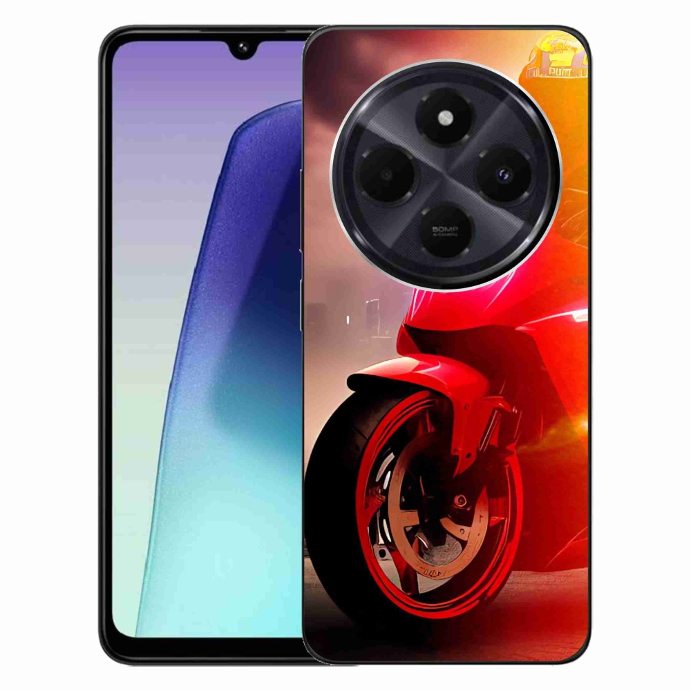 Gelový kryt mmCase na Xiaomi Redmi 14C/Poco C75 - motorka