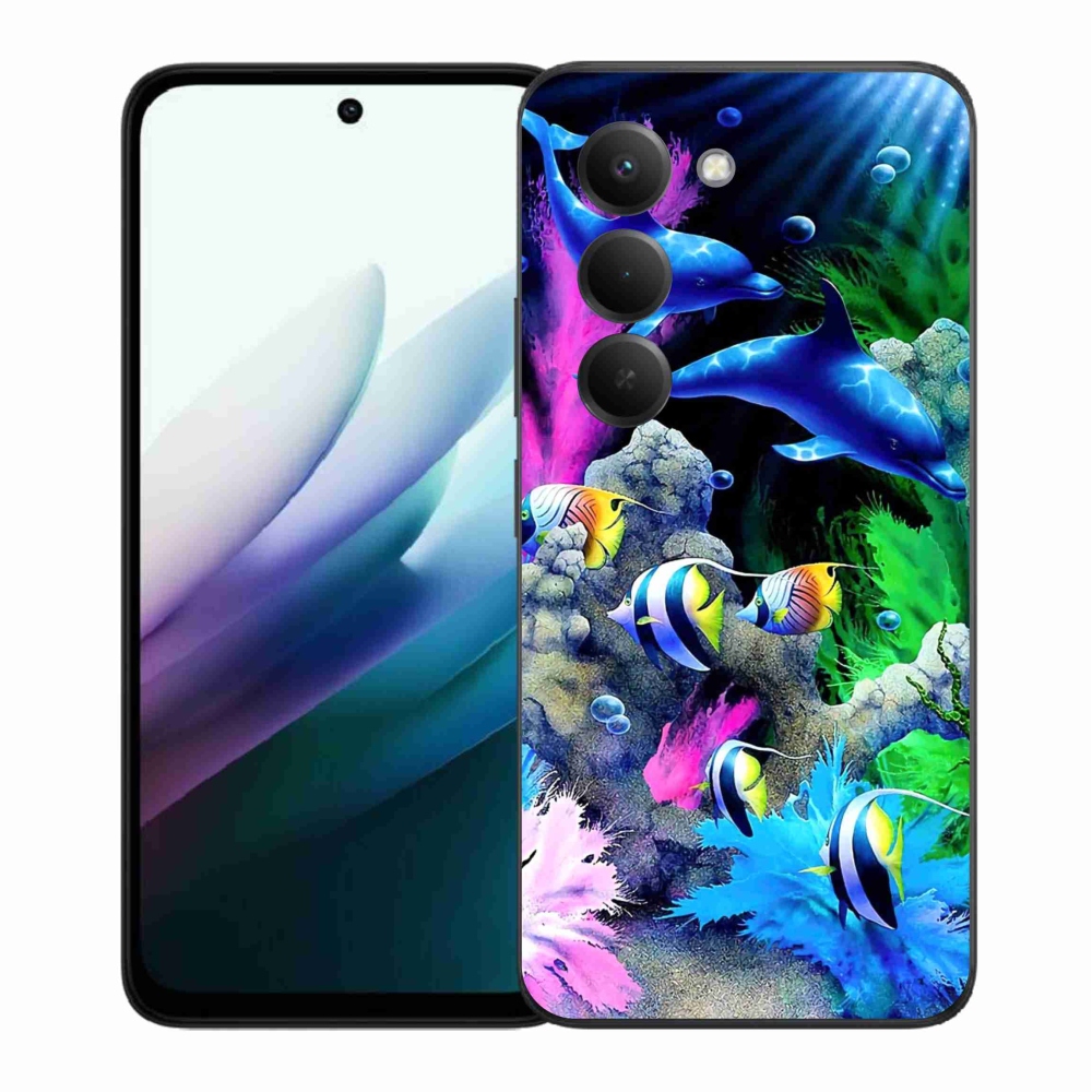 Gelový kryt mmCase na Xiaomi Redmi 15 4G/5G (171mm) - mořský svět