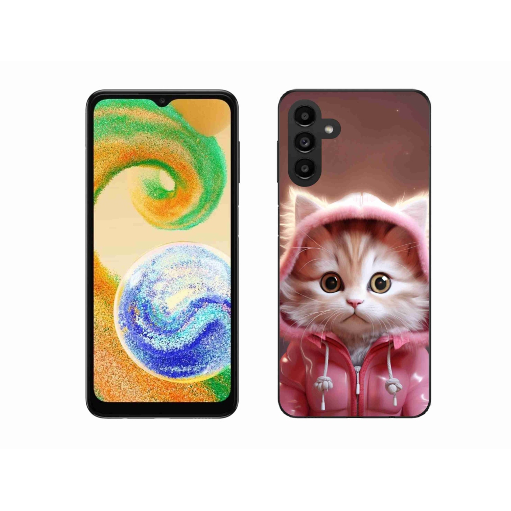 Gelový kryt mmCase na Samsung Galaxy A04s (164.7x76.7x9.1mm) - roztomilé kotě 3