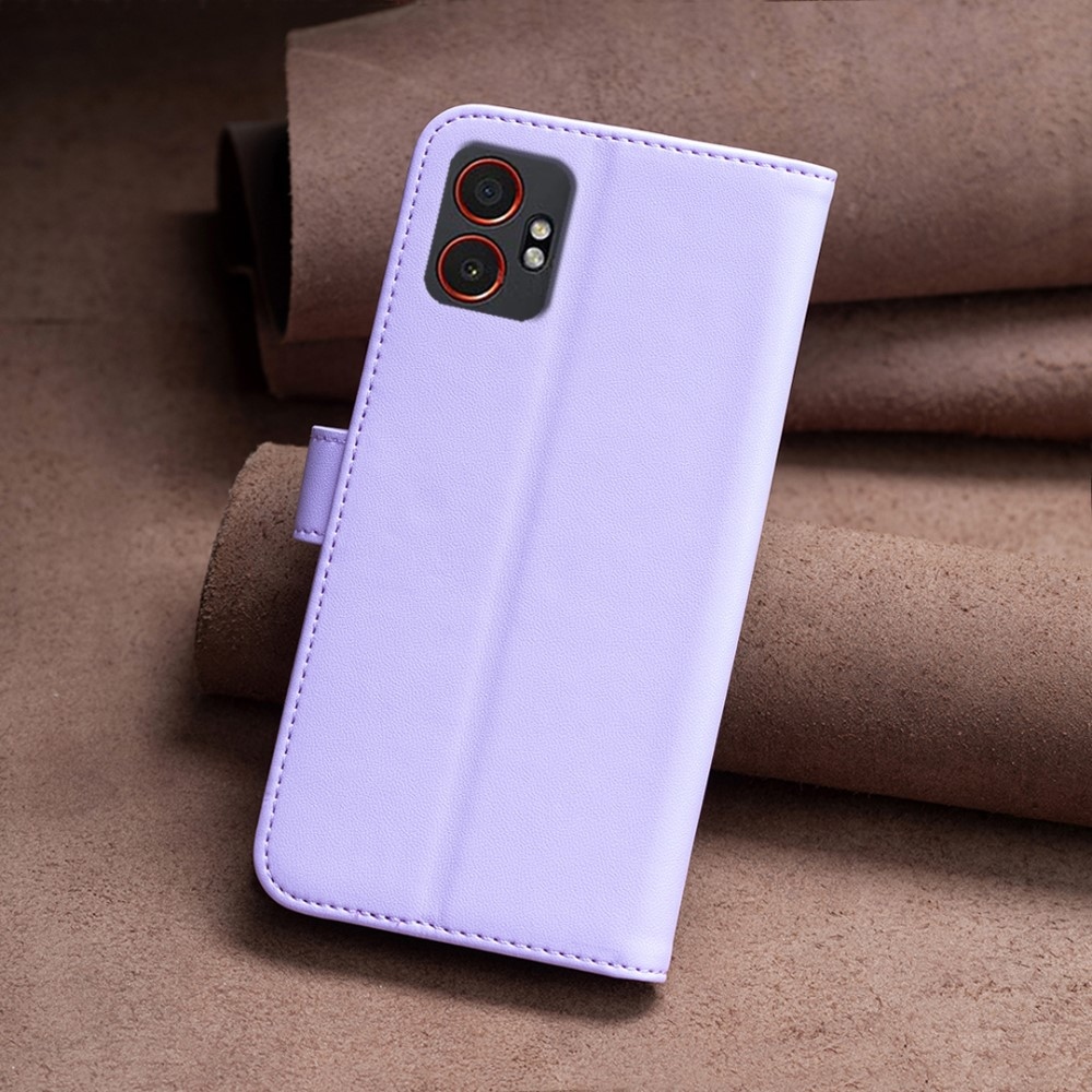 BNF knížkové pouzdro na Samsung Galaxy Xcover 7 Pro - světlefialové