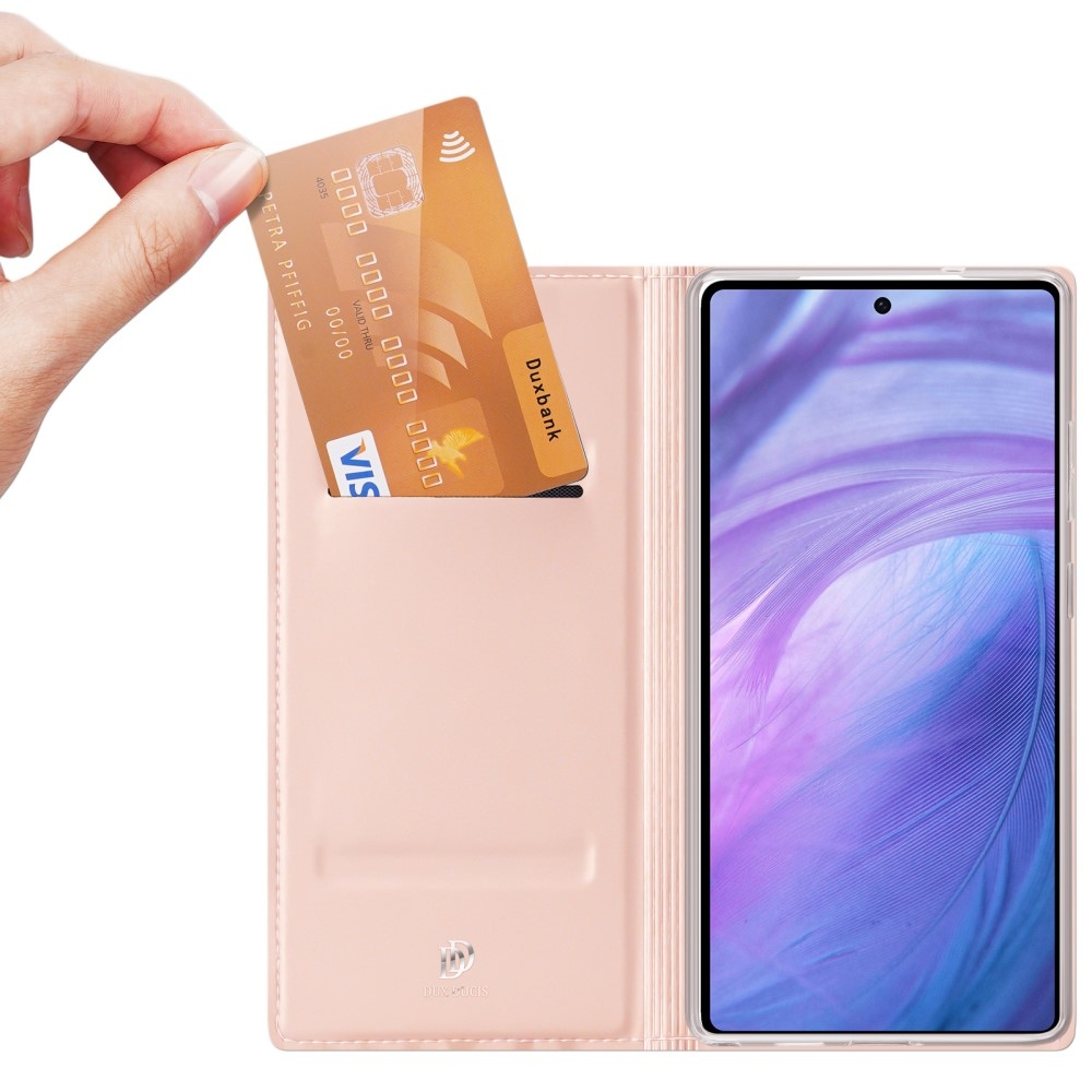 DUX knížkové pouzdro na Samsung Galaxy S25 Ultra - růžovozlaté