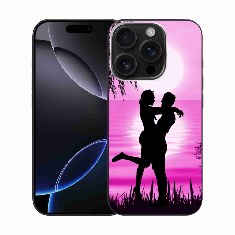 Gelový obal mmCase na iPhone 16 Pro - západ slunce