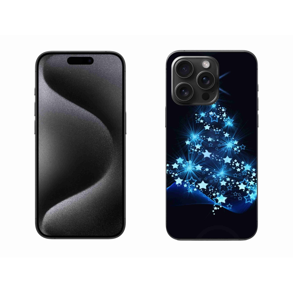 Gelový kryt mmCase na iPhone 15 Pro Max - vánoční stromek