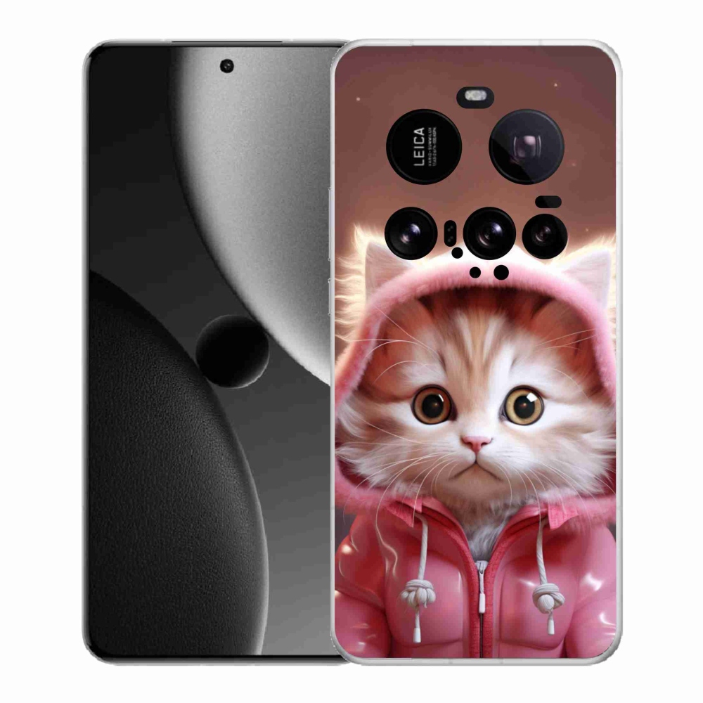 Gelový kryt mmCase na Xiaomi 15 Ultra - roztomilé kotě 3