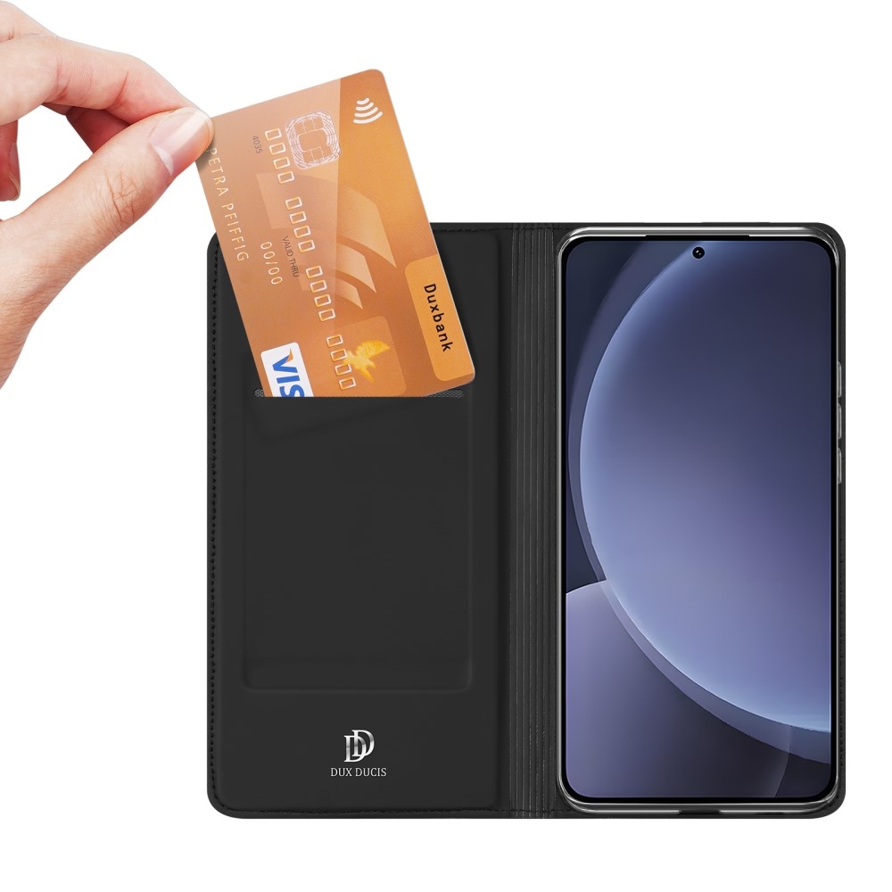 DUX knížkové pouzdro na Samsung Galaxy S25+ - černé