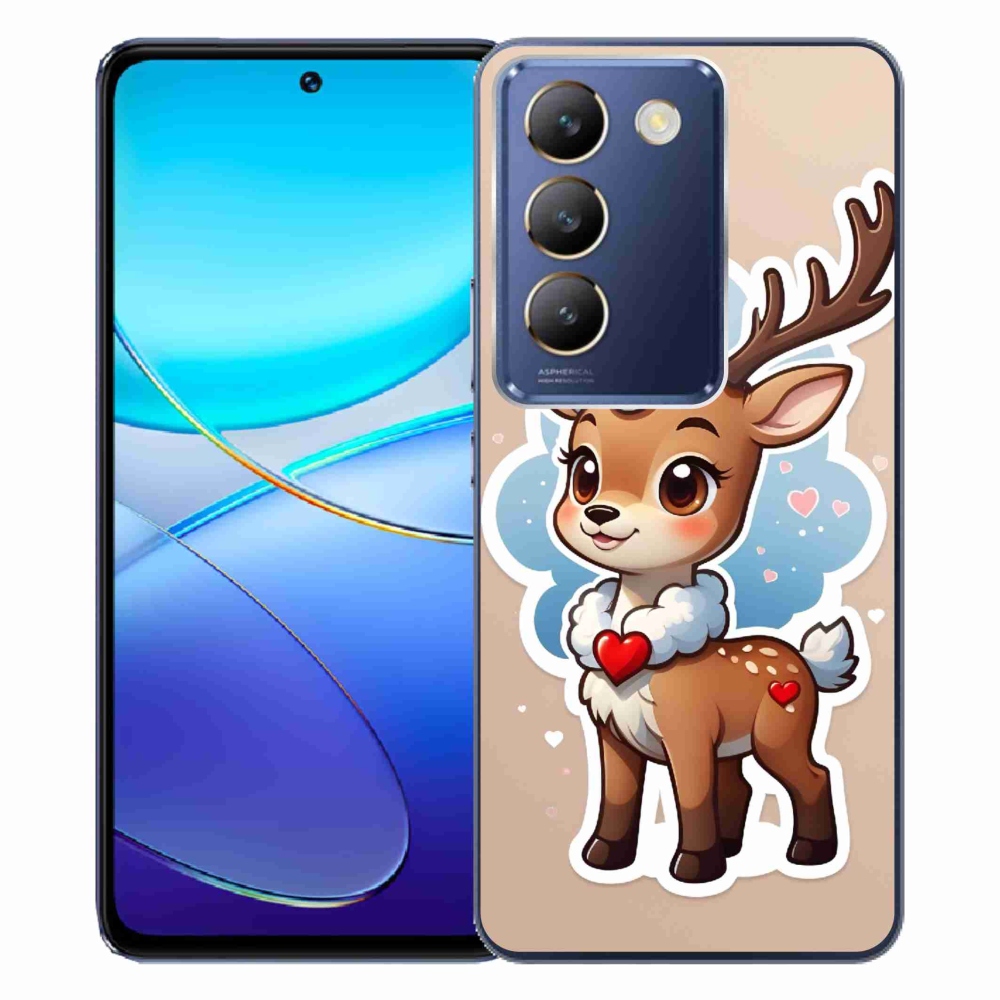 Gelový kryt mmCase na Vivo V40 SE 4G/5G - kreslený sob