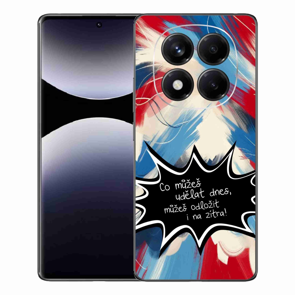 Gelový kryt mmCase na Xiaomi Redmi Note 14 Pro - vtipný text 9 černé pozadí