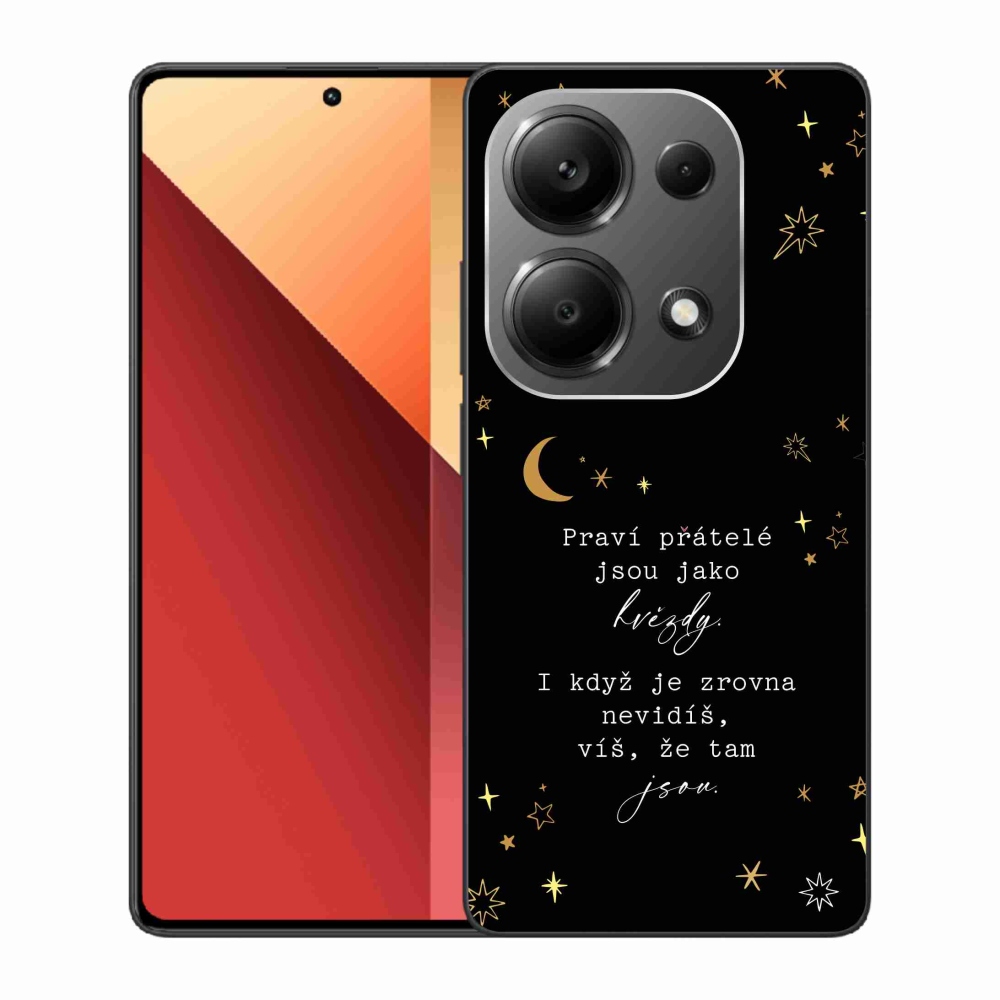 Gelový kryt mmCase na Xiaomi Redmi Note 13 Pro 4G/Poco M6 Pro  - citát 6 černé pozadí
