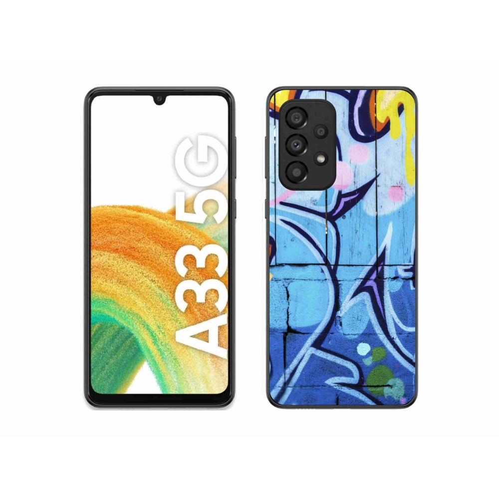 Gelový kryt mmCase na Samsung Galaxy A33 5G - graffiti