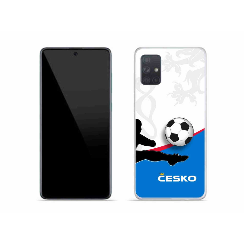 Gelový kryt mmCase na Samsung Galaxy A51 - fotbal Česko 3