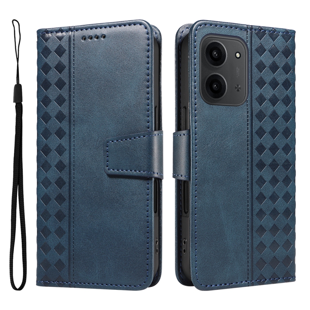 Grids knížkové pouzdro na Xiaomi Redmi 15C 4G/5G (173mm) - modré