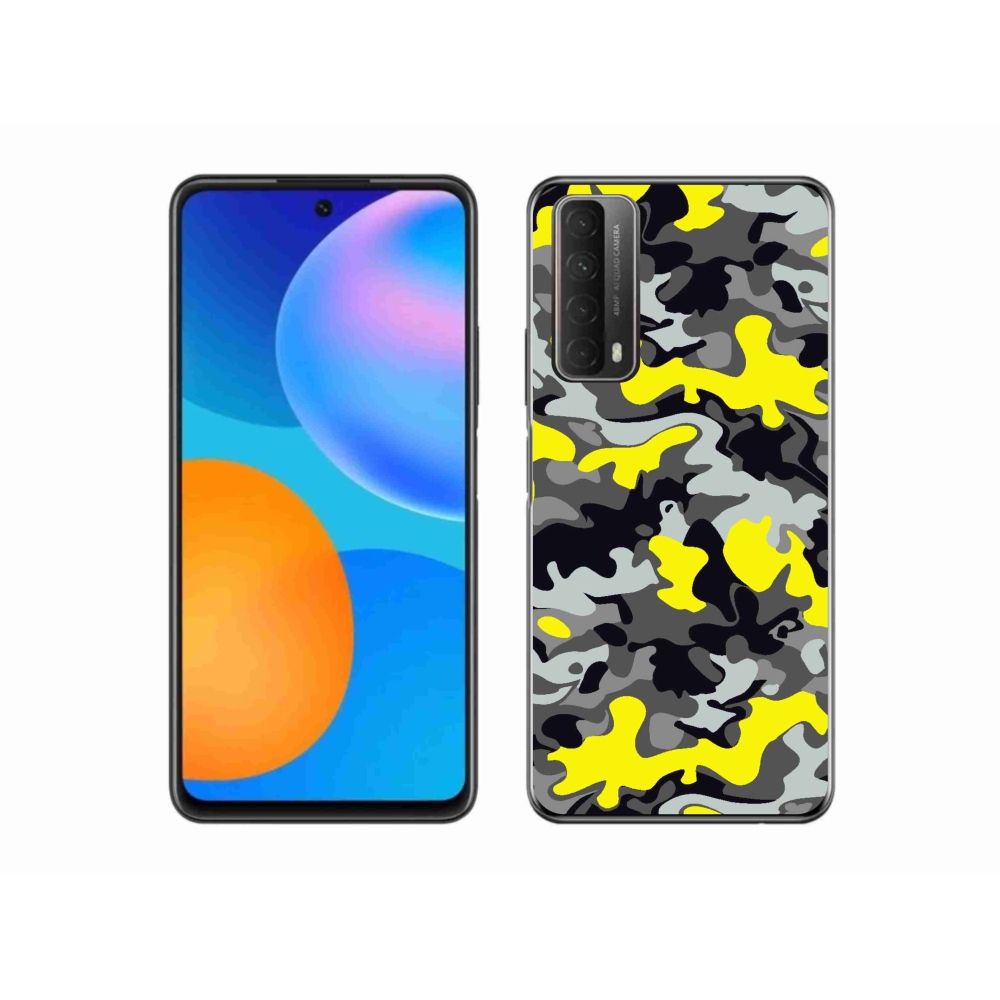 Gelový kryt mmCase na Huawei P Smart (2021) - maskáčový vzor 6