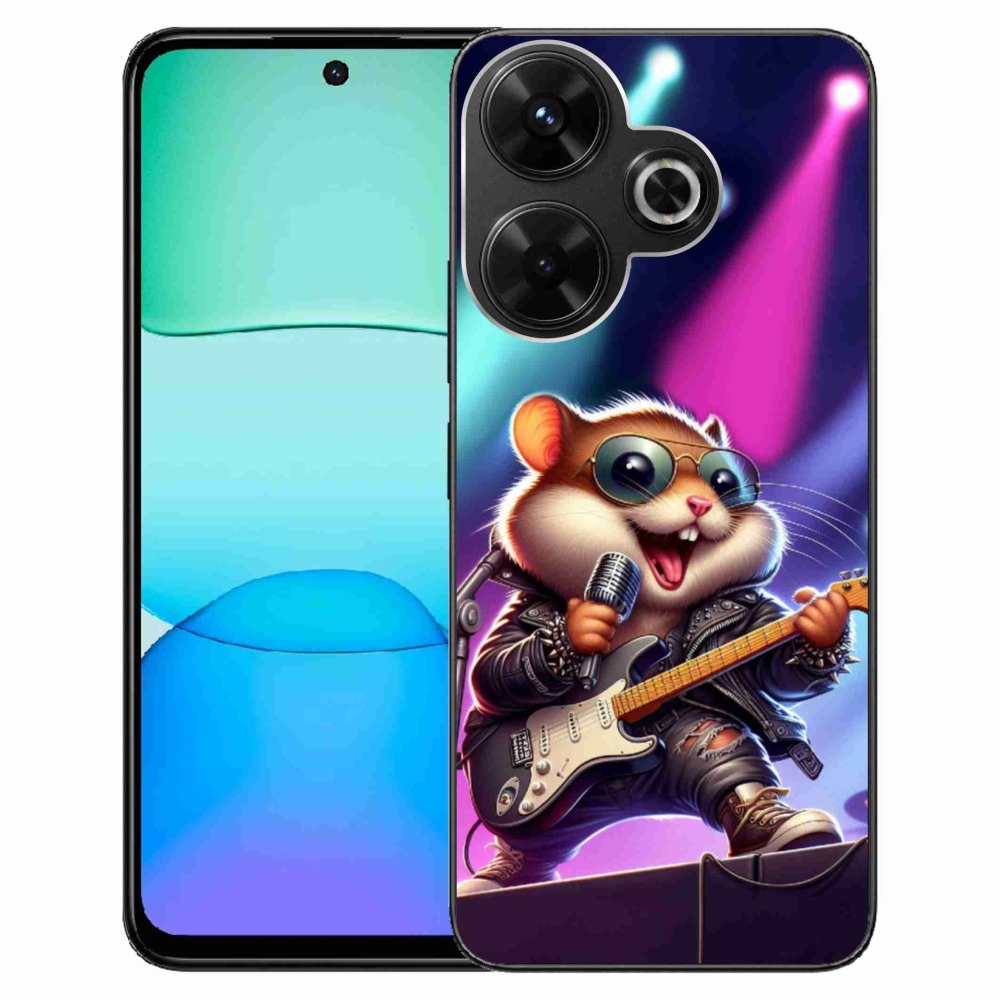 Gelový kryt mmCase na Xiaomi Redmi 13 4G/Poco M6 4G  - křeček rocker