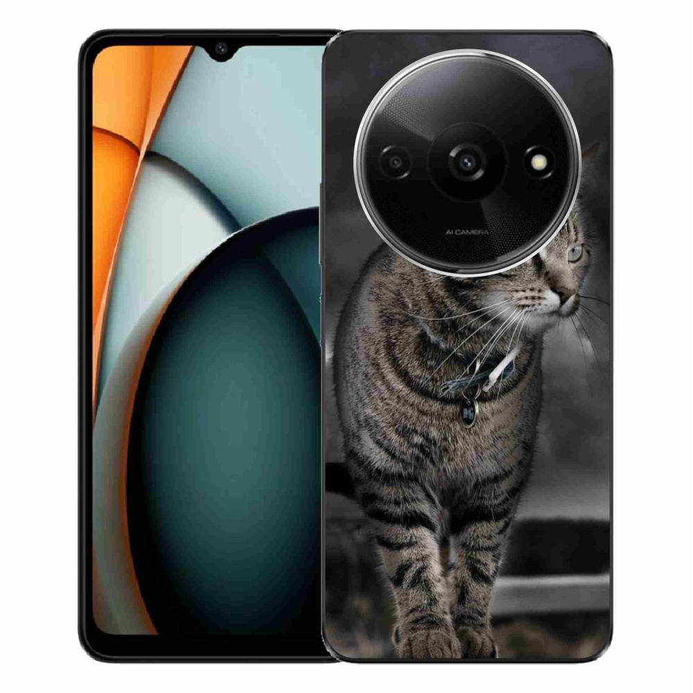 Gelový kryt mmCase na Xiaomi Redmi A3 - kočka