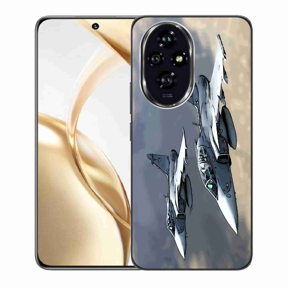 Gelový kryt mmCase na Honor 200 5G - stíhačky