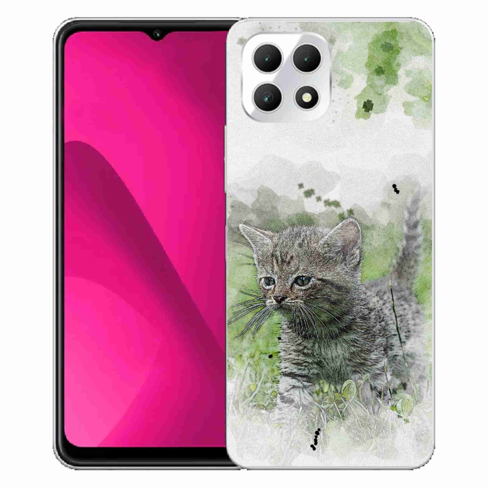 Gelový kryt mmCase na T-Mobile T Phone 2 - roztomilé kotě 1