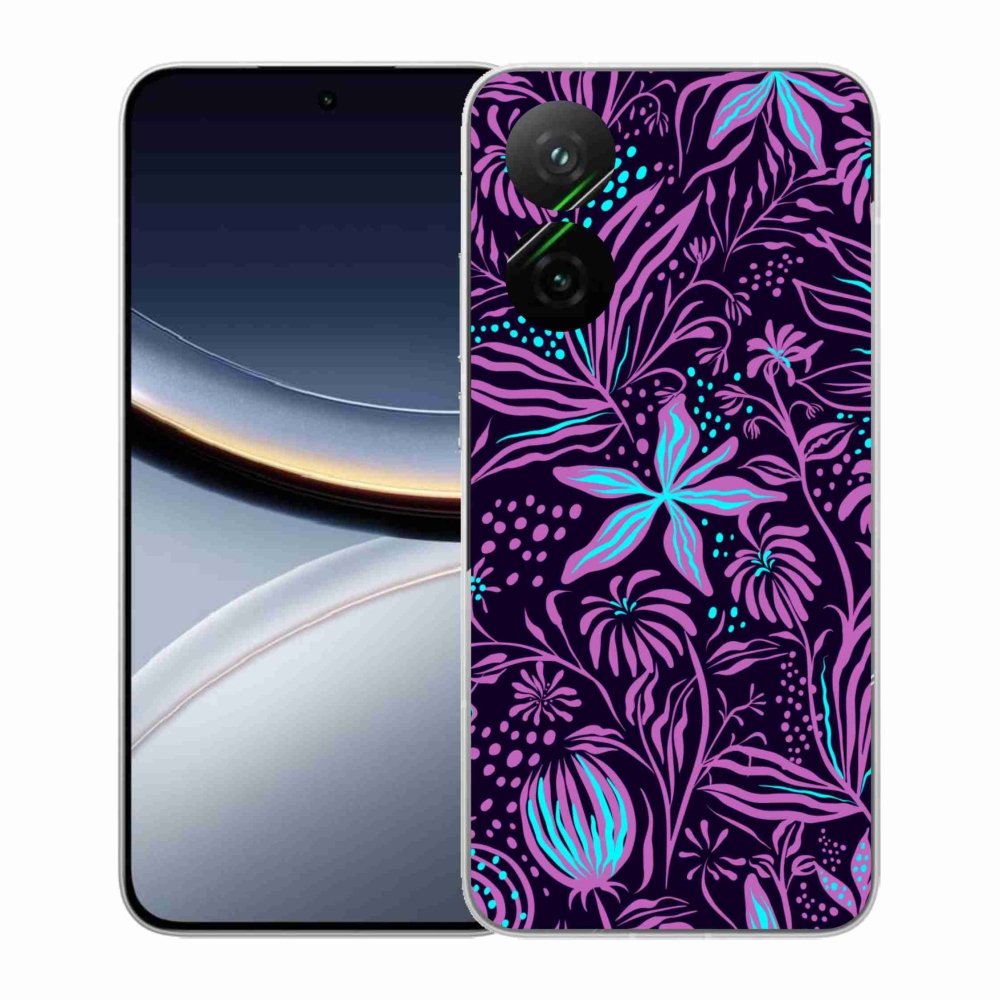 Gelový kryt mmCase na Xiaomi Poco F7 5G - květiny 2