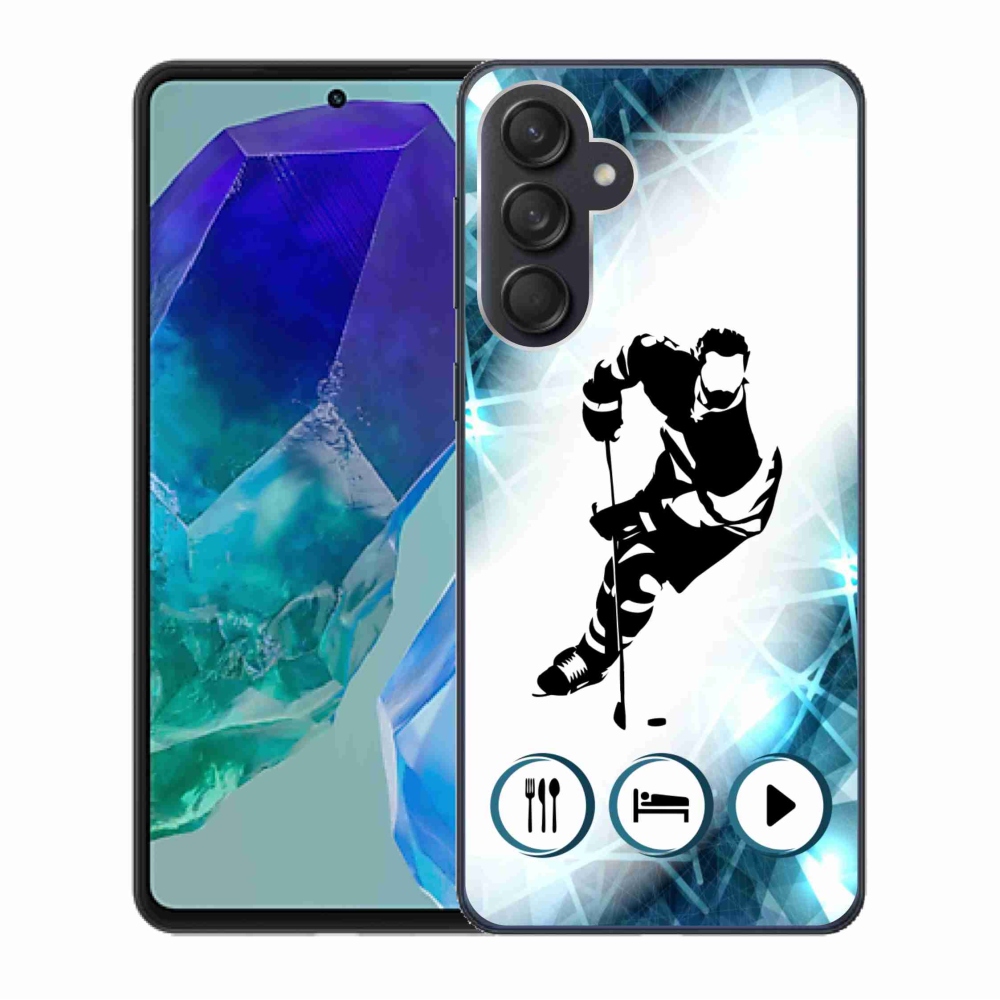 Gelový kryt mmCase na Samsung Galaxy M55 5G - hokej 1