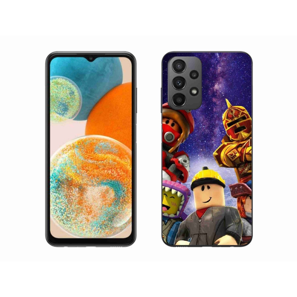 Gelový kryt mmCase na Samsung Galaxy A23 4G/5G - roblox 3