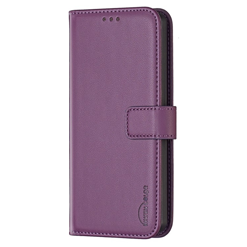 BNF knížkové pouzdro na Xiaomi Poco F7 5G - tmavěfialové