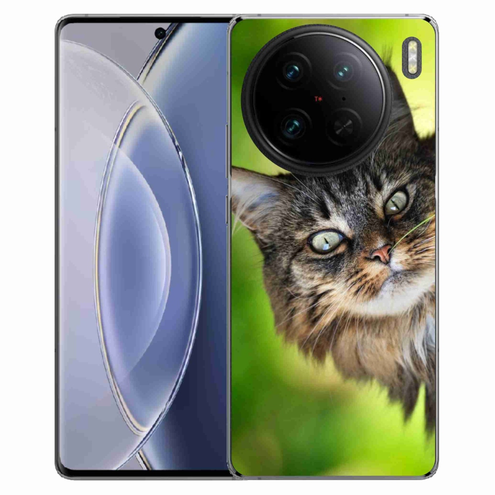 Gelový kryt mmCase na Vivo X90 Pro - kočka 3